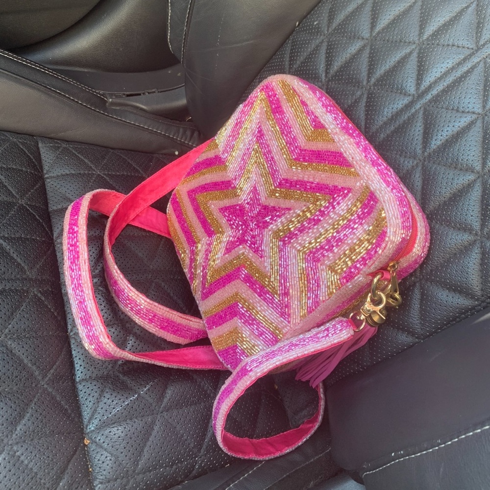 MOYNA HAND BEADED PURSE